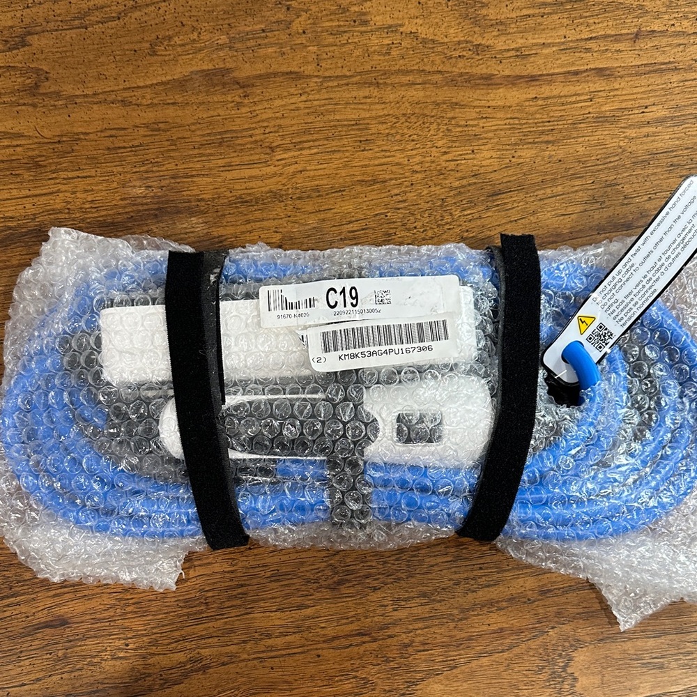 Blue Power Cable